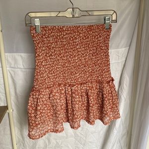 Floral Mini Skirt